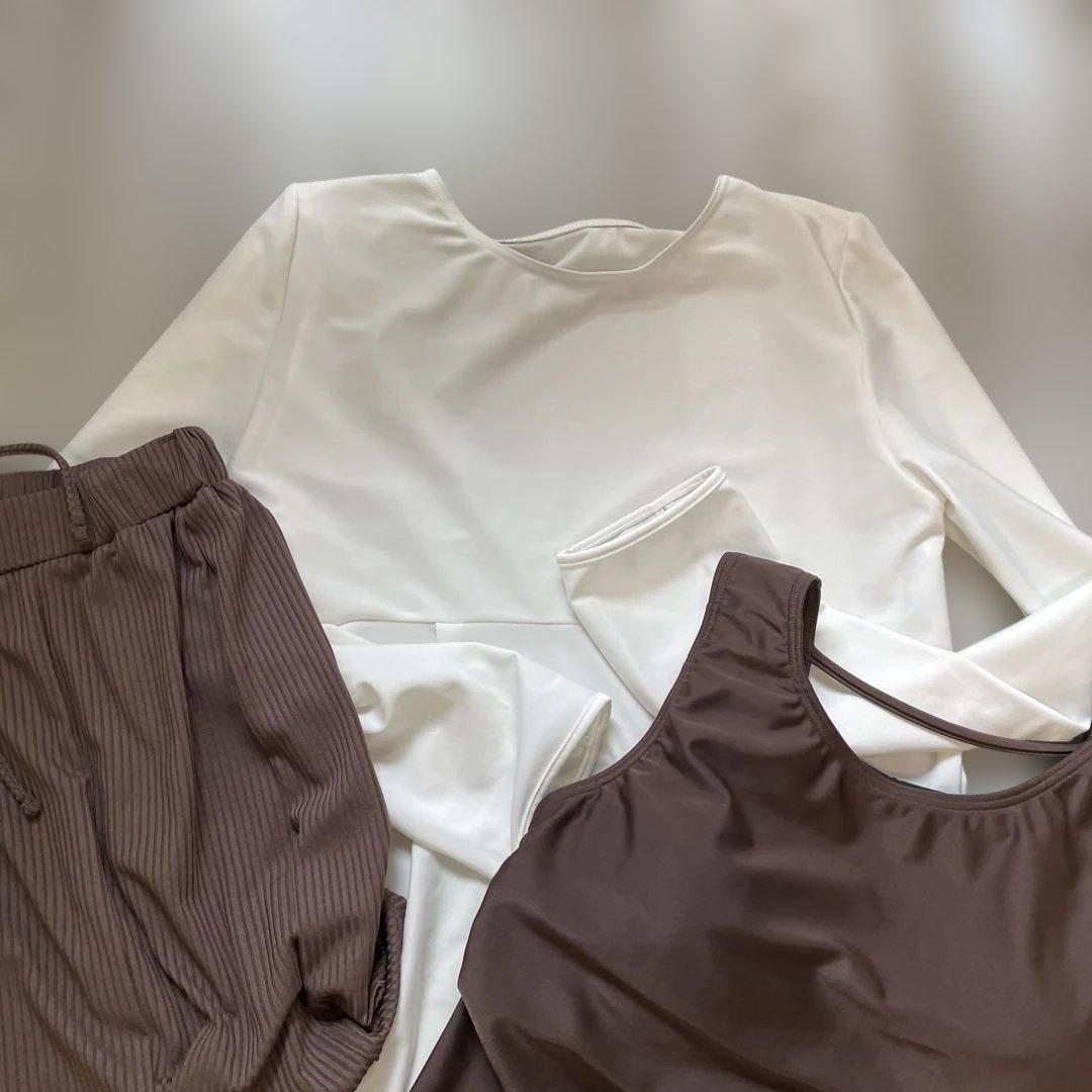 しまむら　田中里奈　水着　完売品　L 11号　ブラウン　mysa closet