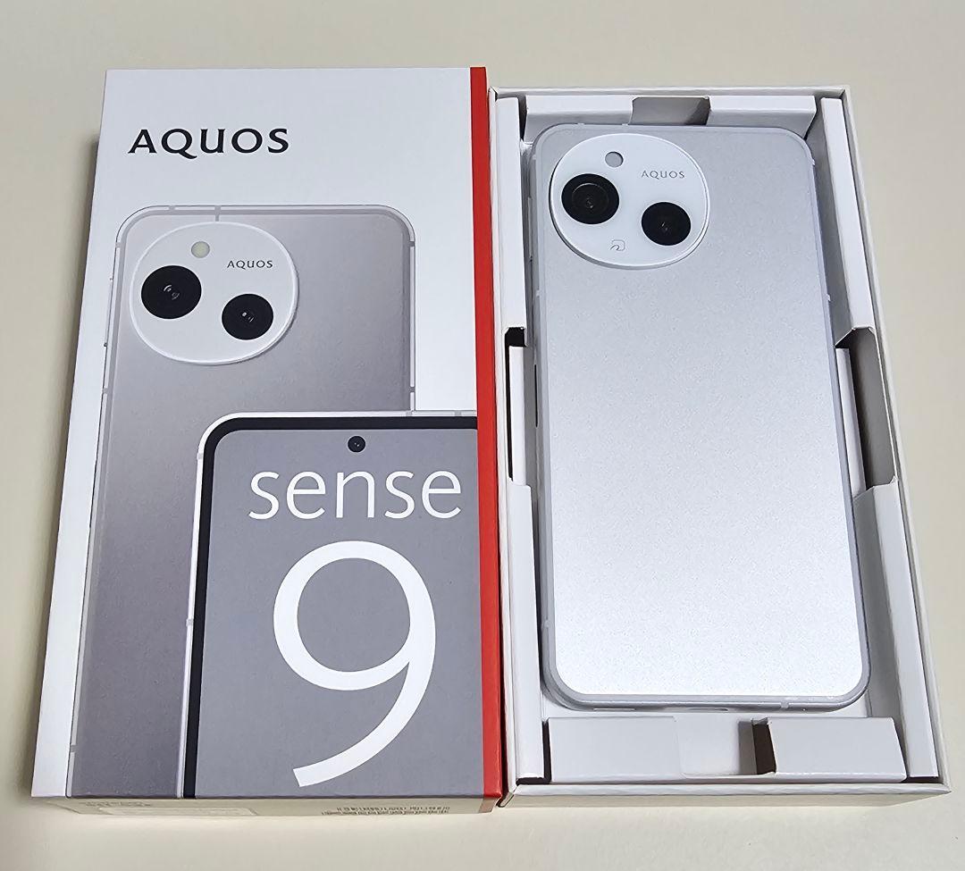 AQUOS sense9 SH-53E ホワイト 6GB＋128GB ★8969
