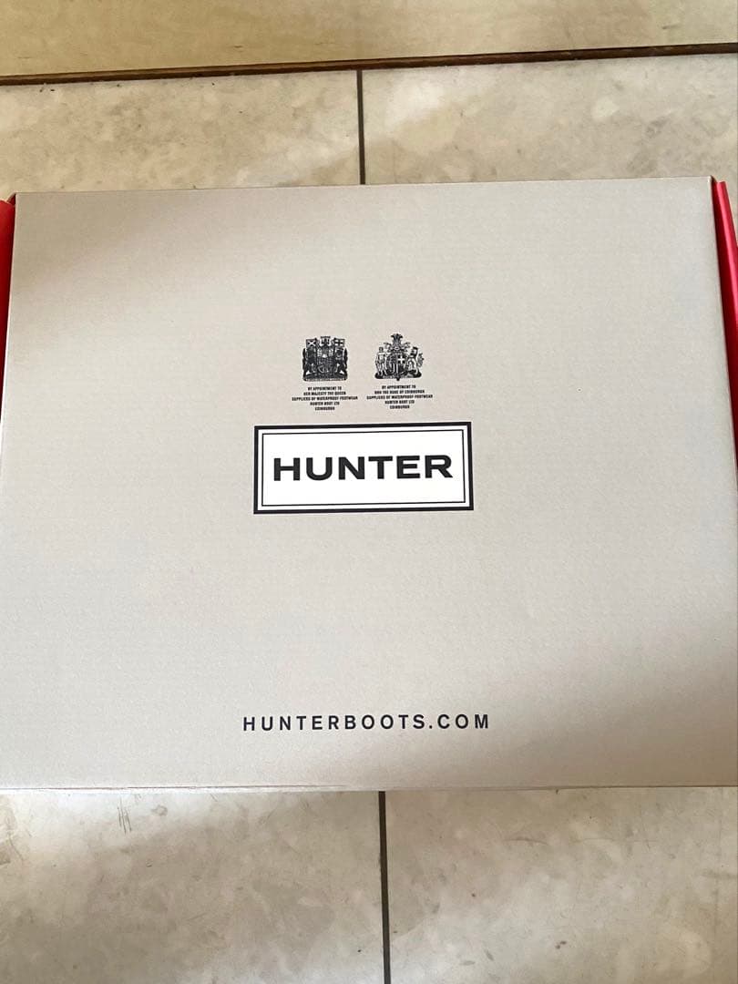 HUNTER ブラック長靴 バックル付きサイズ22㎝