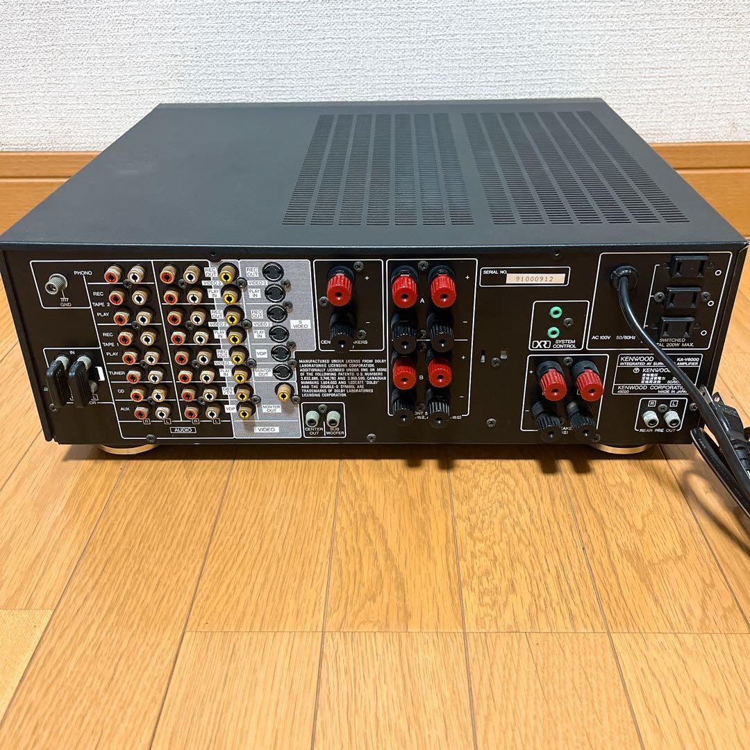 希少 KENWOOD KA-V6000アンプ 動作品 85,000