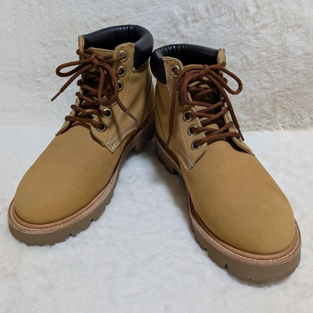 美品✨カミナンドCAMINANDO 6ホール ブーツ 24cm キャメル