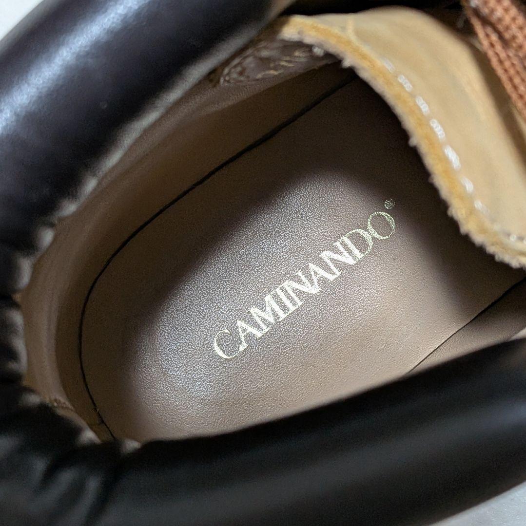 美品✨カミナンドCAMINANDO 6ホール ブーツ 24cm キャメル