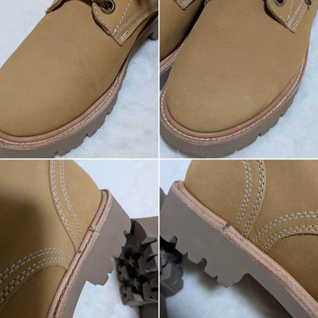 美品✨カミナンドCAMINANDO 6ホール ブーツ 24cm キャメル