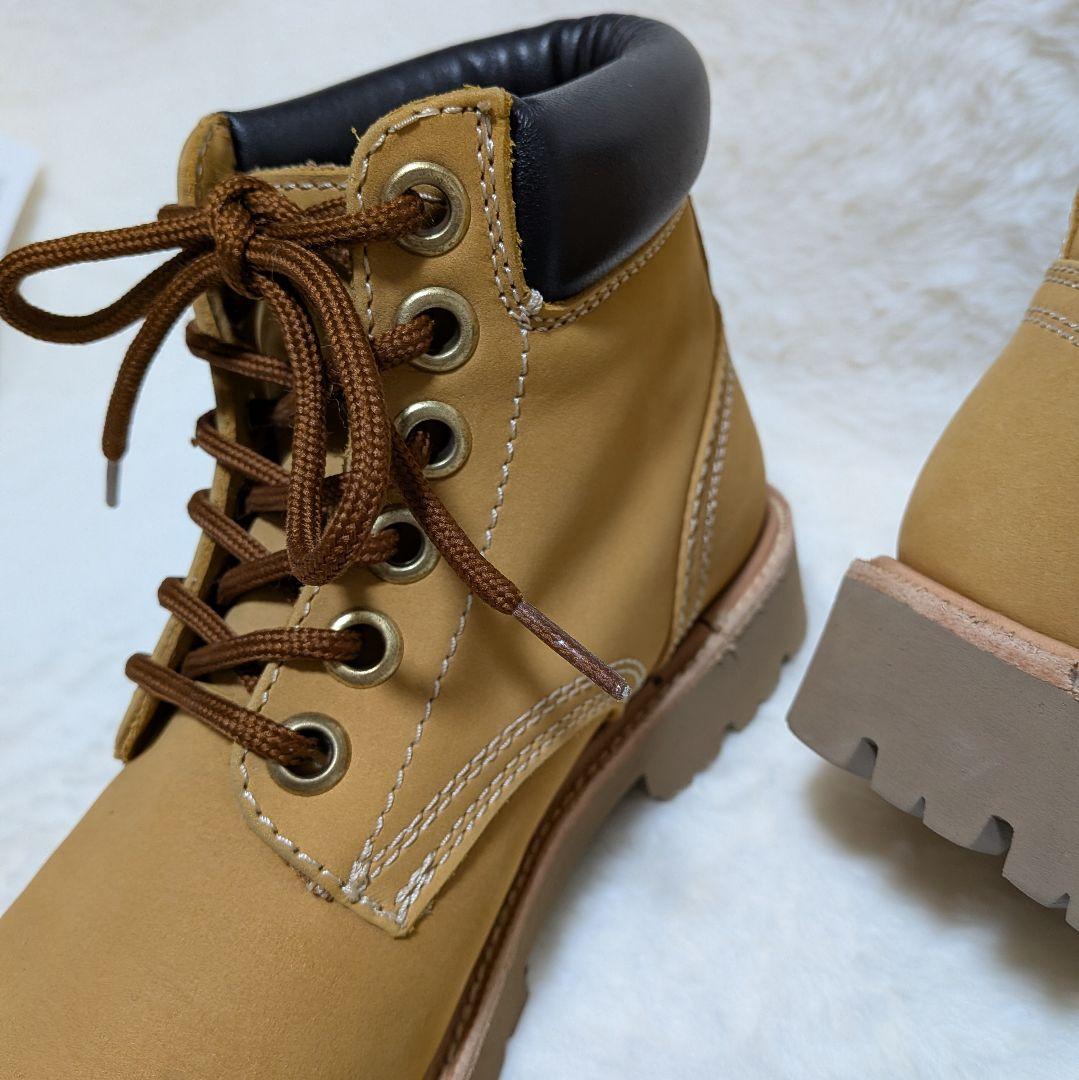 美品✨カミナンドCAMINANDO 6ホール ブーツ 24cm キャメル