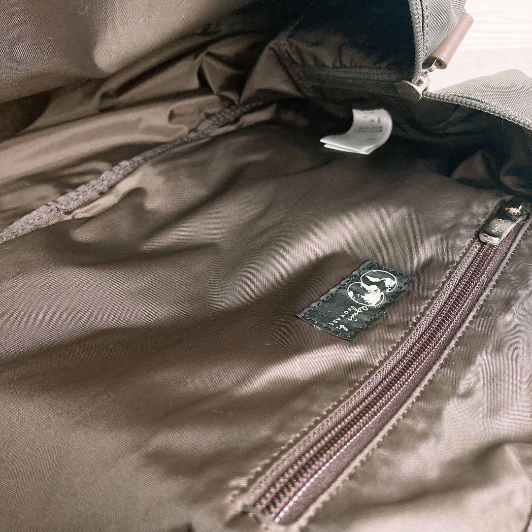 美品☆agnes b. アニエスベー 2wayボストン ショルダーバッグ カーキ