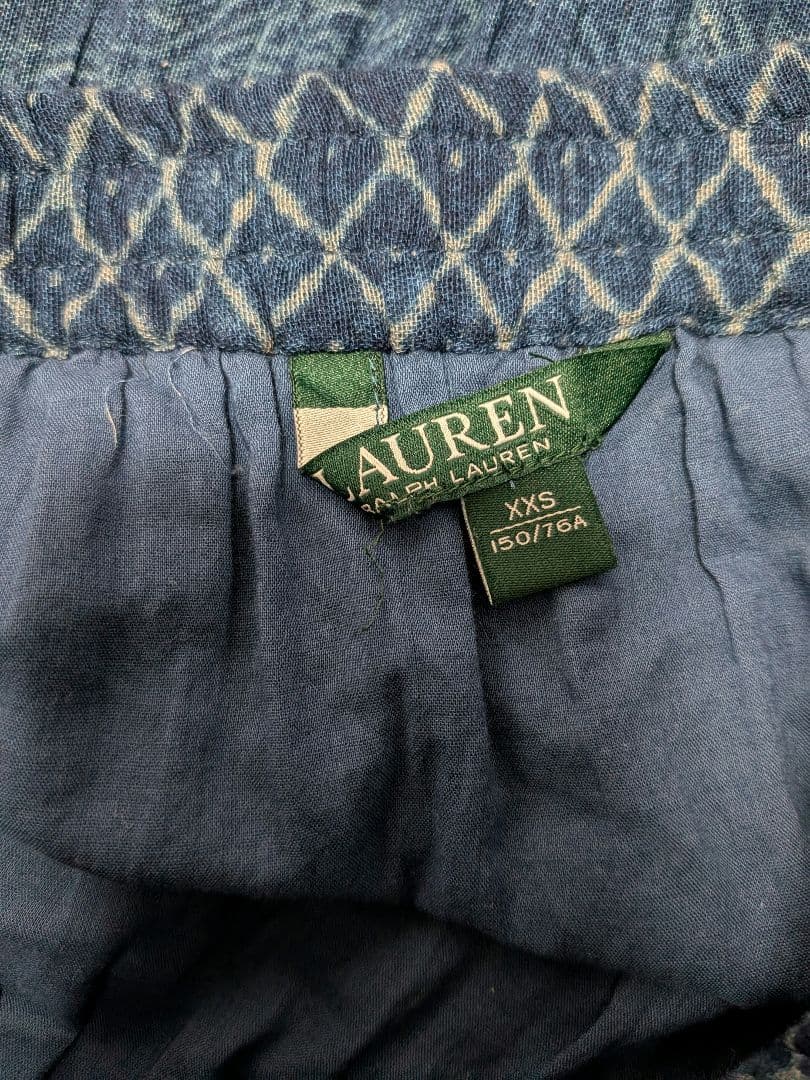 美品　Ralph Lauren バンダナ柄　切替え　フレアロングスカート