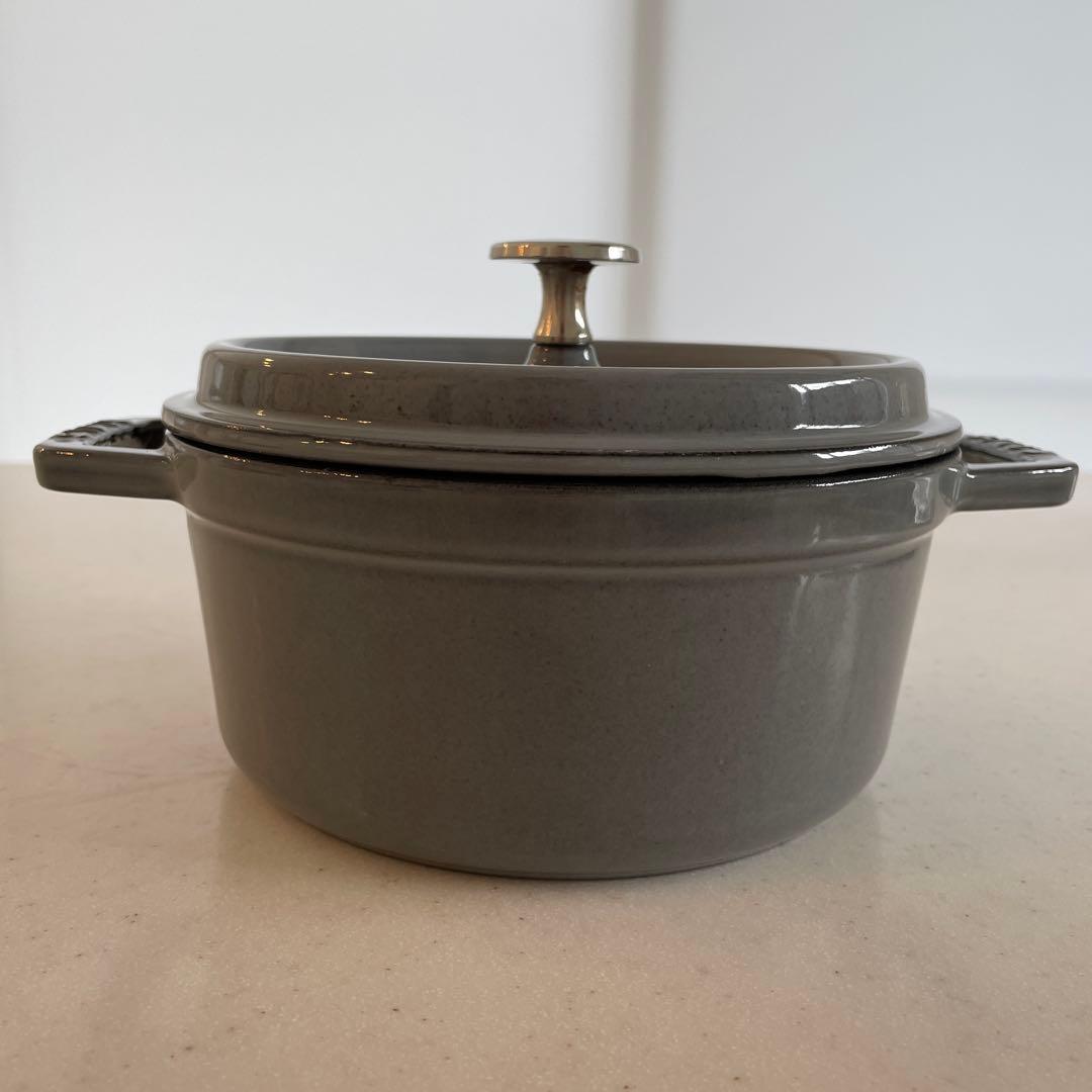 STAUBピコ・ココット 18cm グレー ホーロー鍋 ストウブ