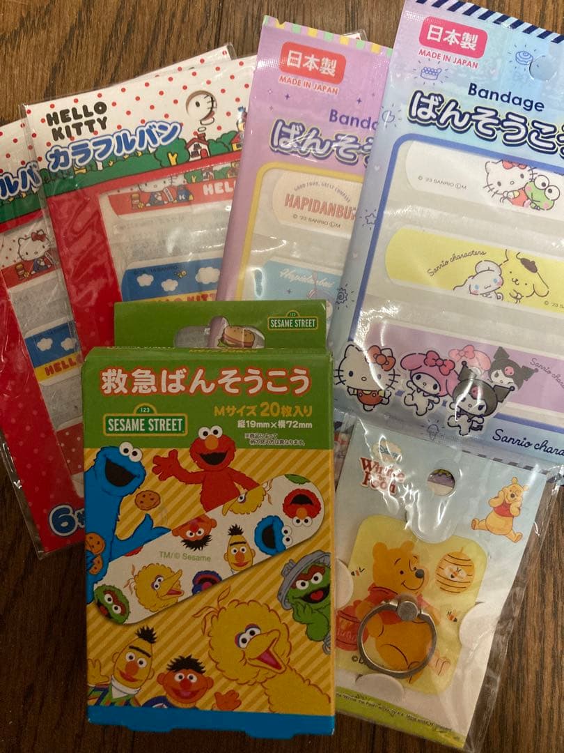 キャラクター絆創膏セット