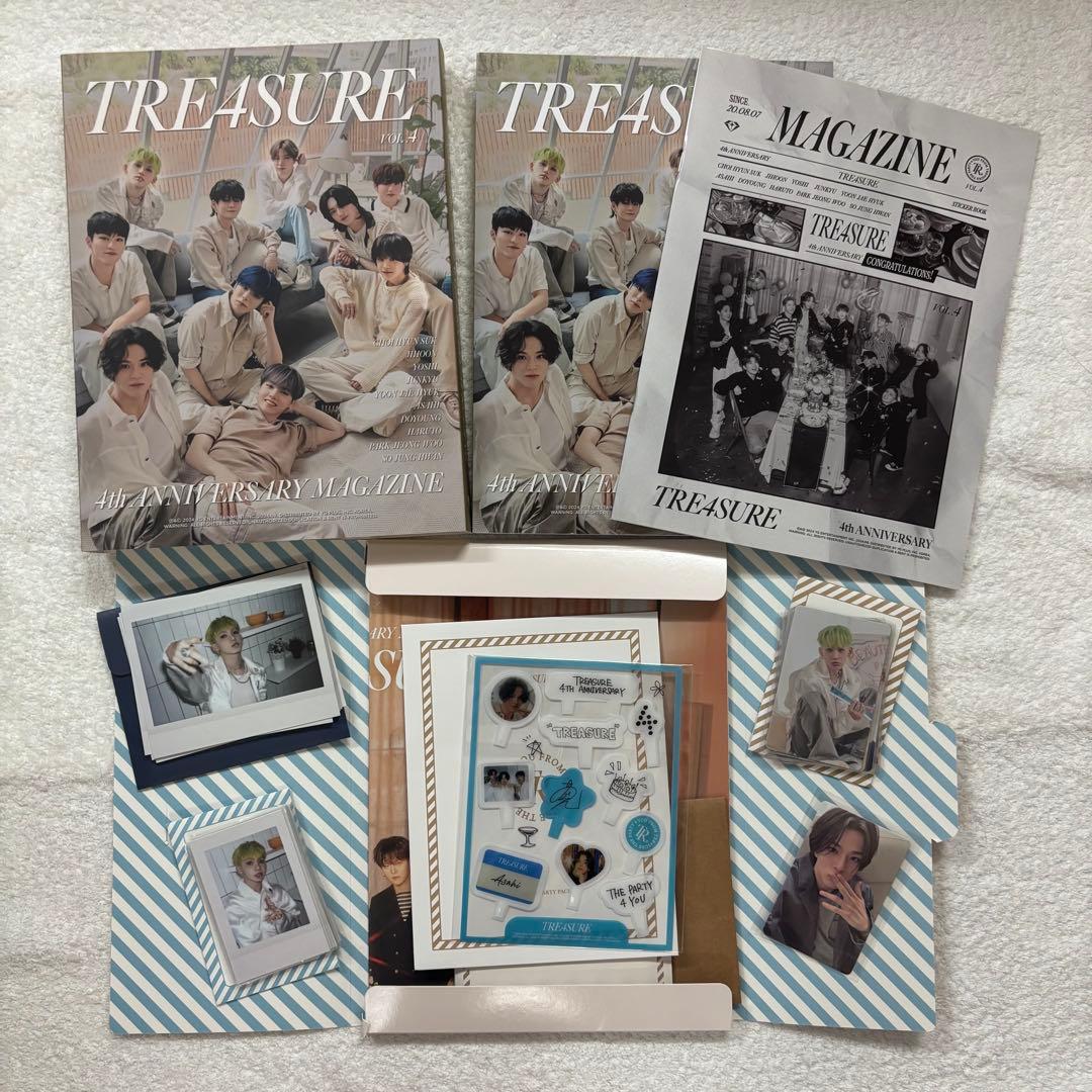 TREASURE anniversary magagine アサヒchuトレカ付