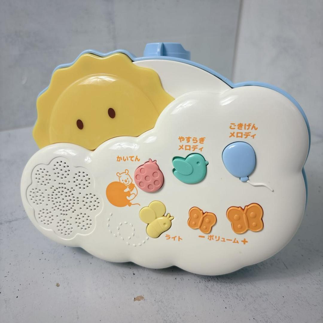 くまのプーさん メリー えらべる回転6WAYジムにへんしんメリー 簡単くみかえ