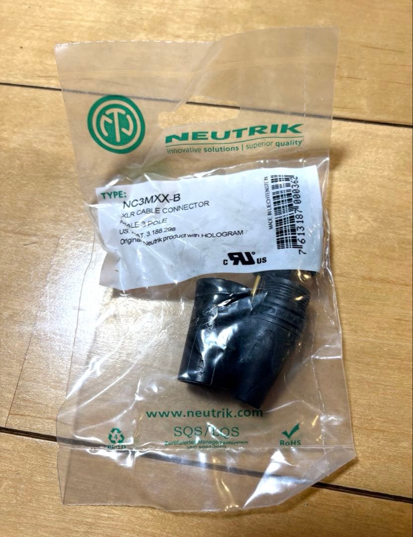 ノイトリック(NEUTRIK)社製 3ピンＸＬＲコネクタ 20個　新品