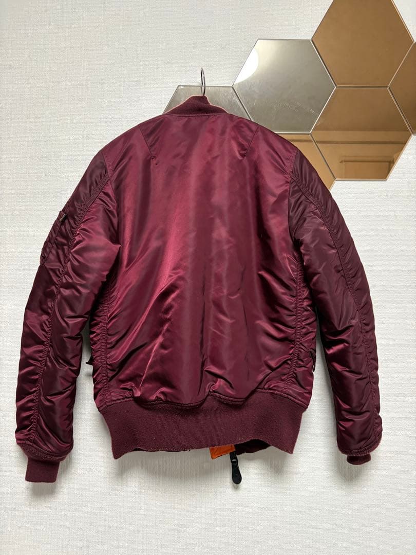 alpha industries 希少色 MA-1 xs バーガンディ