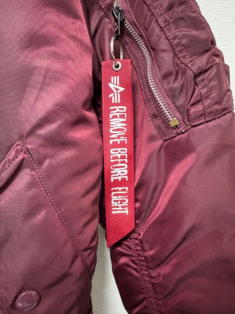 alpha industries 希少色 MA-1 xs バーガンディ