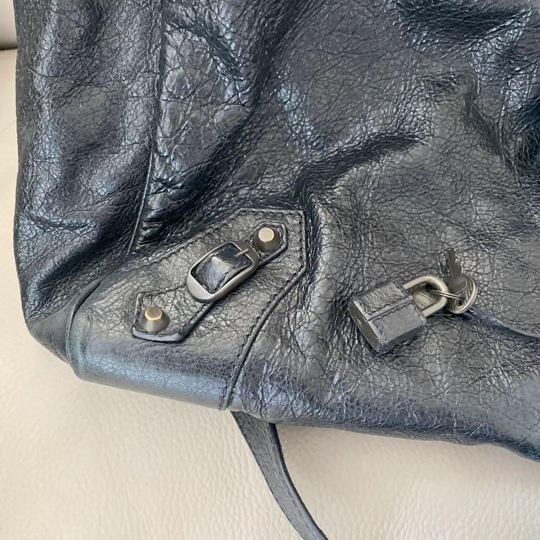 BALENCIAGA バレンシアガ レザ 2WAY ボストンバッグ ハンドバッグ