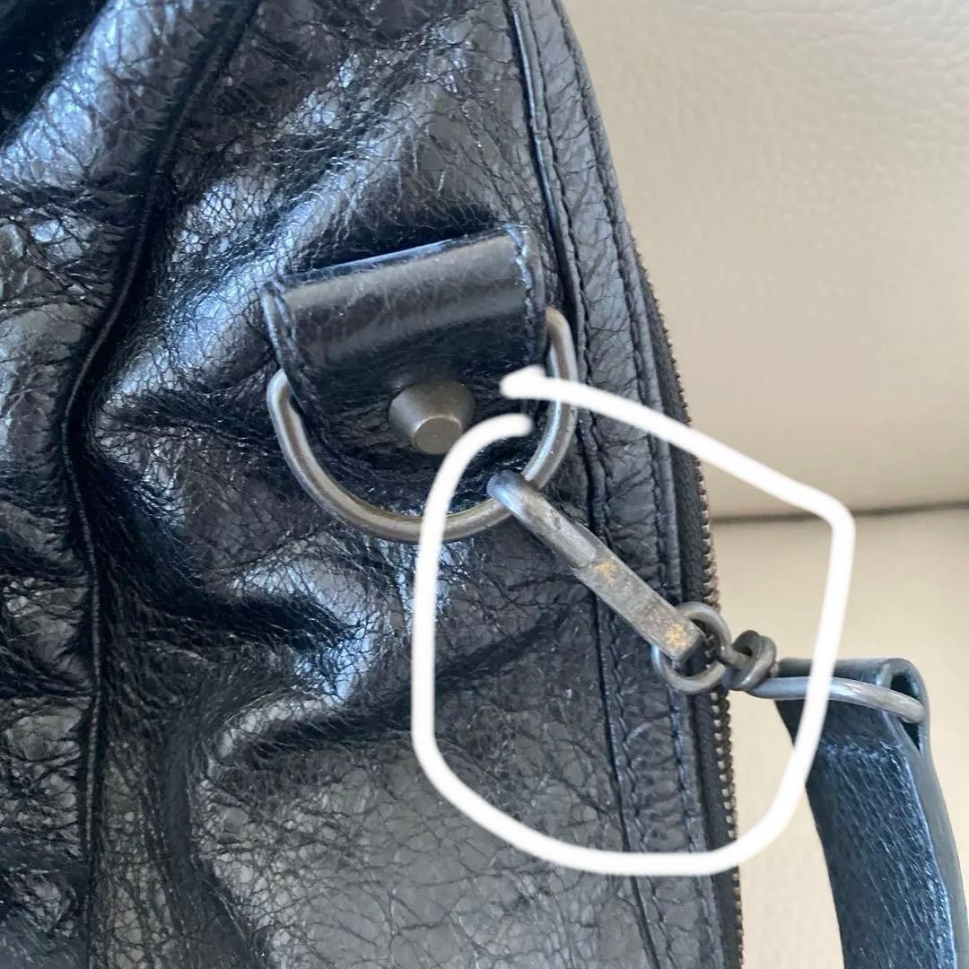 BALENCIAGA バレンシアガ レザ 2WAY ボストンバッグ ハンドバッグ