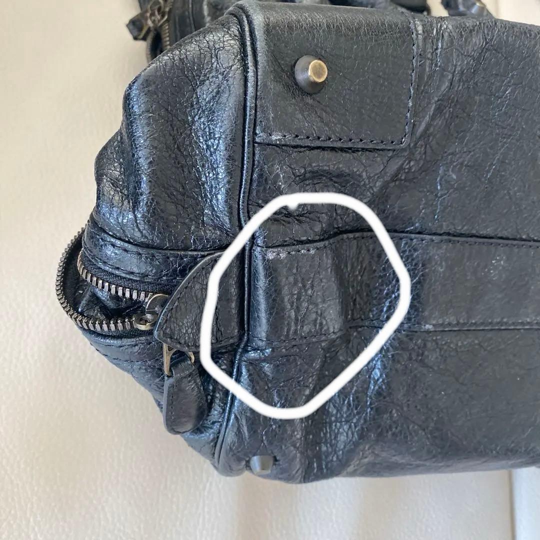BALENCIAGA バレンシアガ レザ 2WAY ボストンバッグ ハンドバッグ