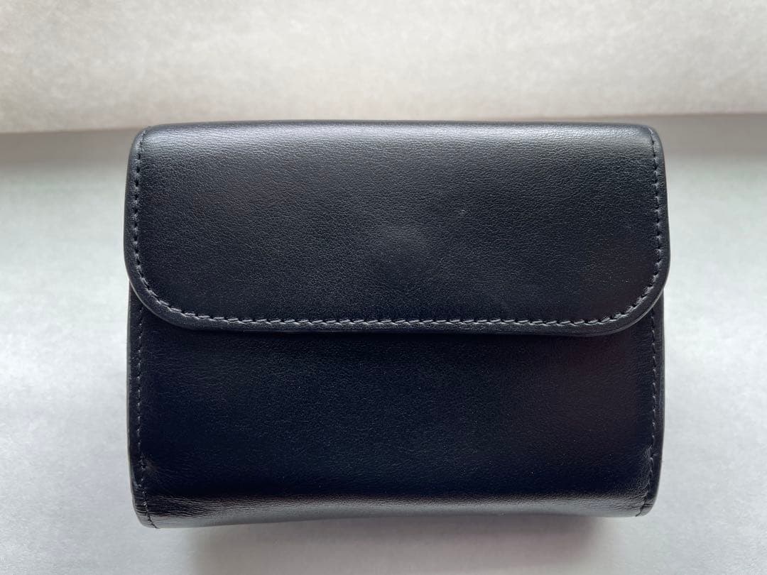 Chloe クロエ 三つ折り財布 ブラック コンパクトウォレット ミニ財布 黒