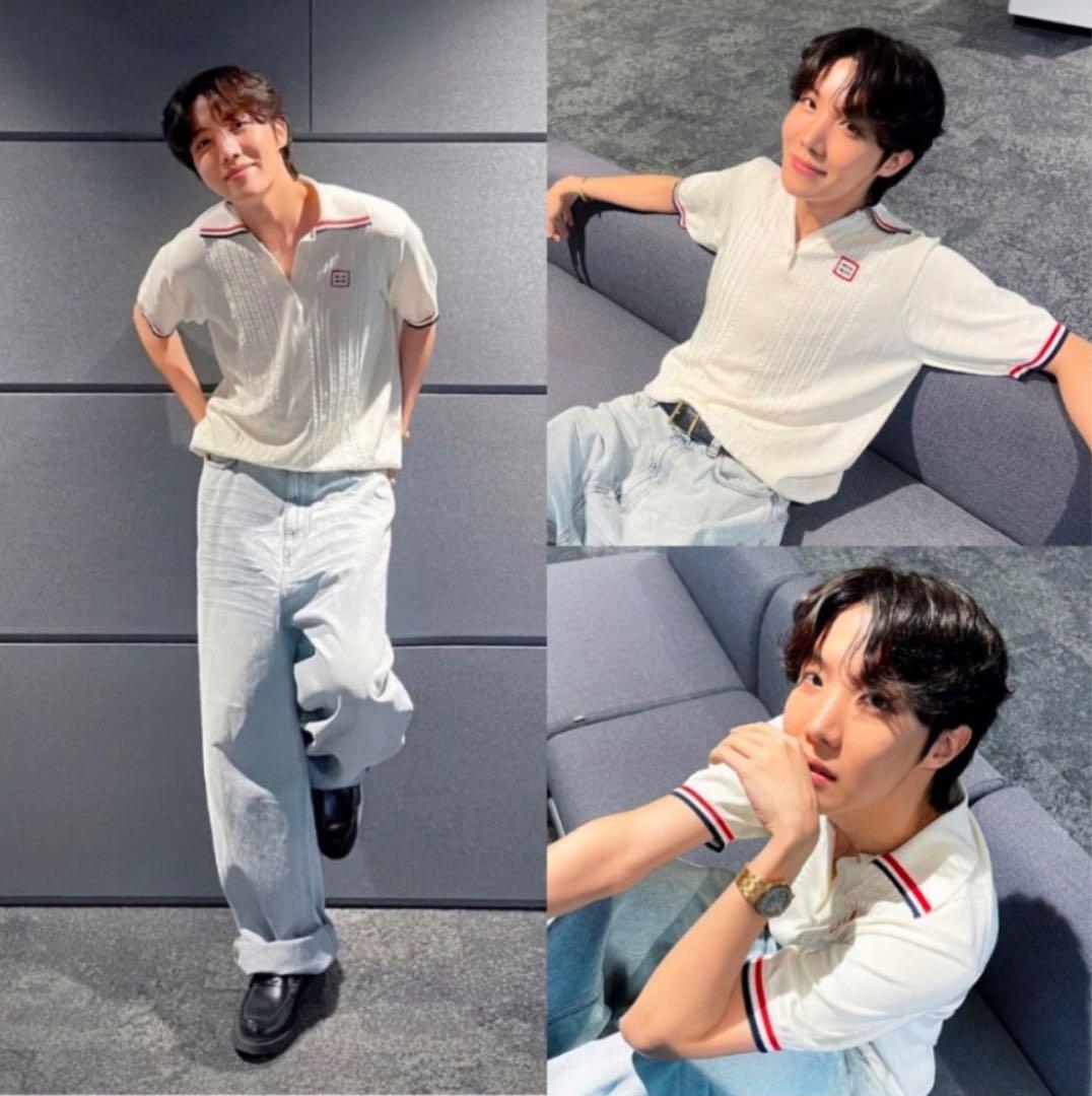 miu miu ミュウミュウ 半袖 ニット ポロシャツ bts jhope