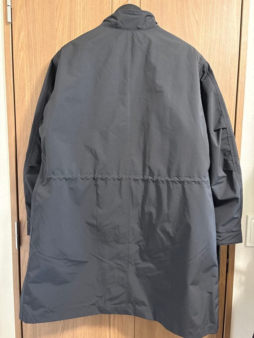 【室内試着のみ美品】ユニクロ ウィンドプルーフ2WAYコート ブラック L