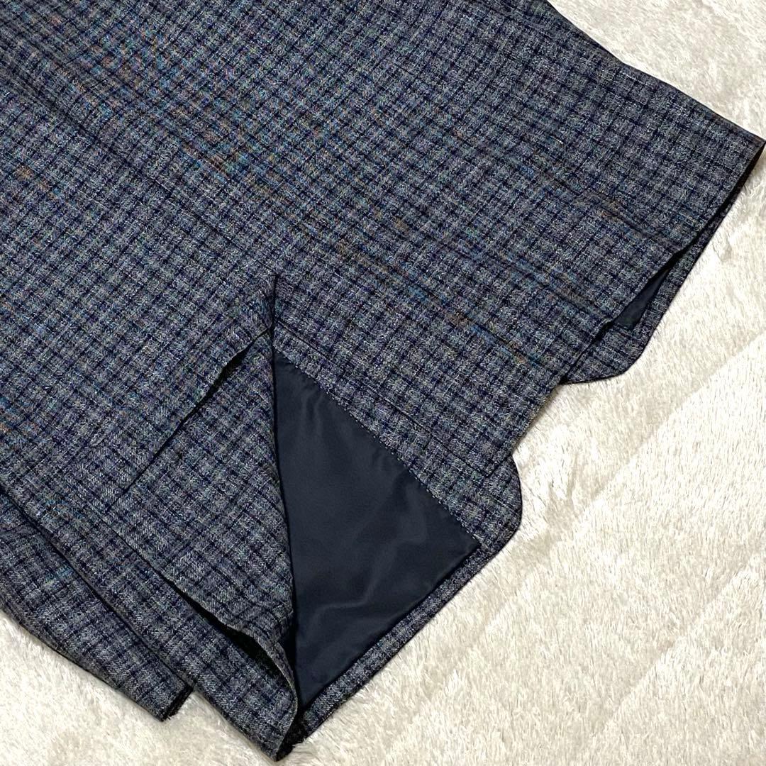 【美品】DURBAN✖︎REDA テーラードジャケット チェック リネン混 AB7