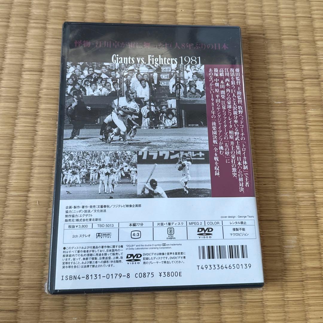 熱闘！日本シリーズ　1981　巨人vs日本ハム　DVD