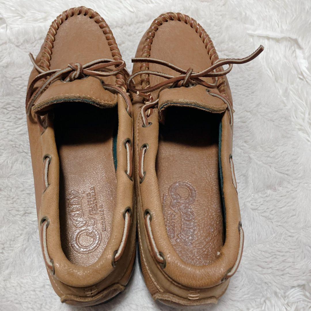 QUODDY　極美品　ブラウン　モカシン　28.5cm相当　メンズ