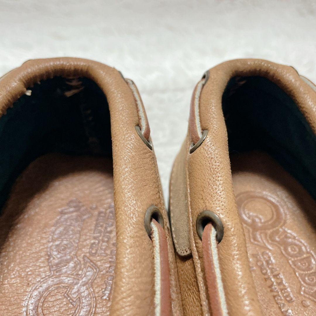 QUODDY　極美品　ブラウン　モカシン　28.5cm相当　メンズ