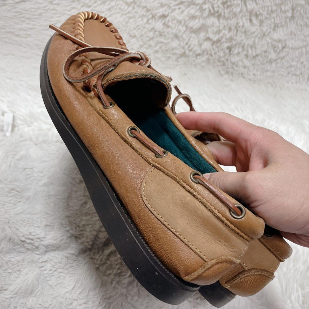 QUODDY　極美品　ブラウン　モカシン　28.5cm相当　メンズ