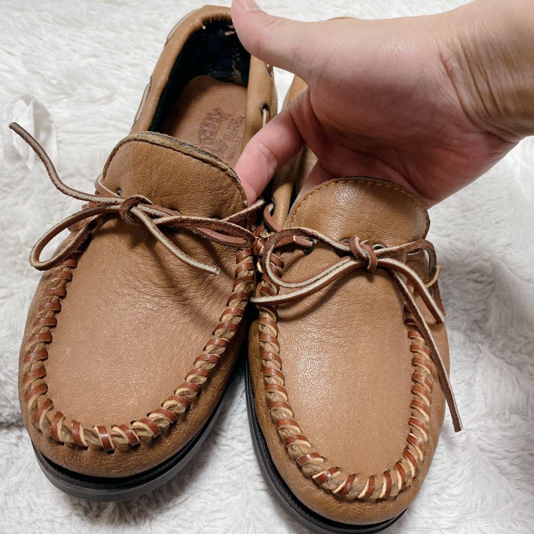 QUODDY　極美品　ブラウン　モカシン　28.5cm相当　メンズ