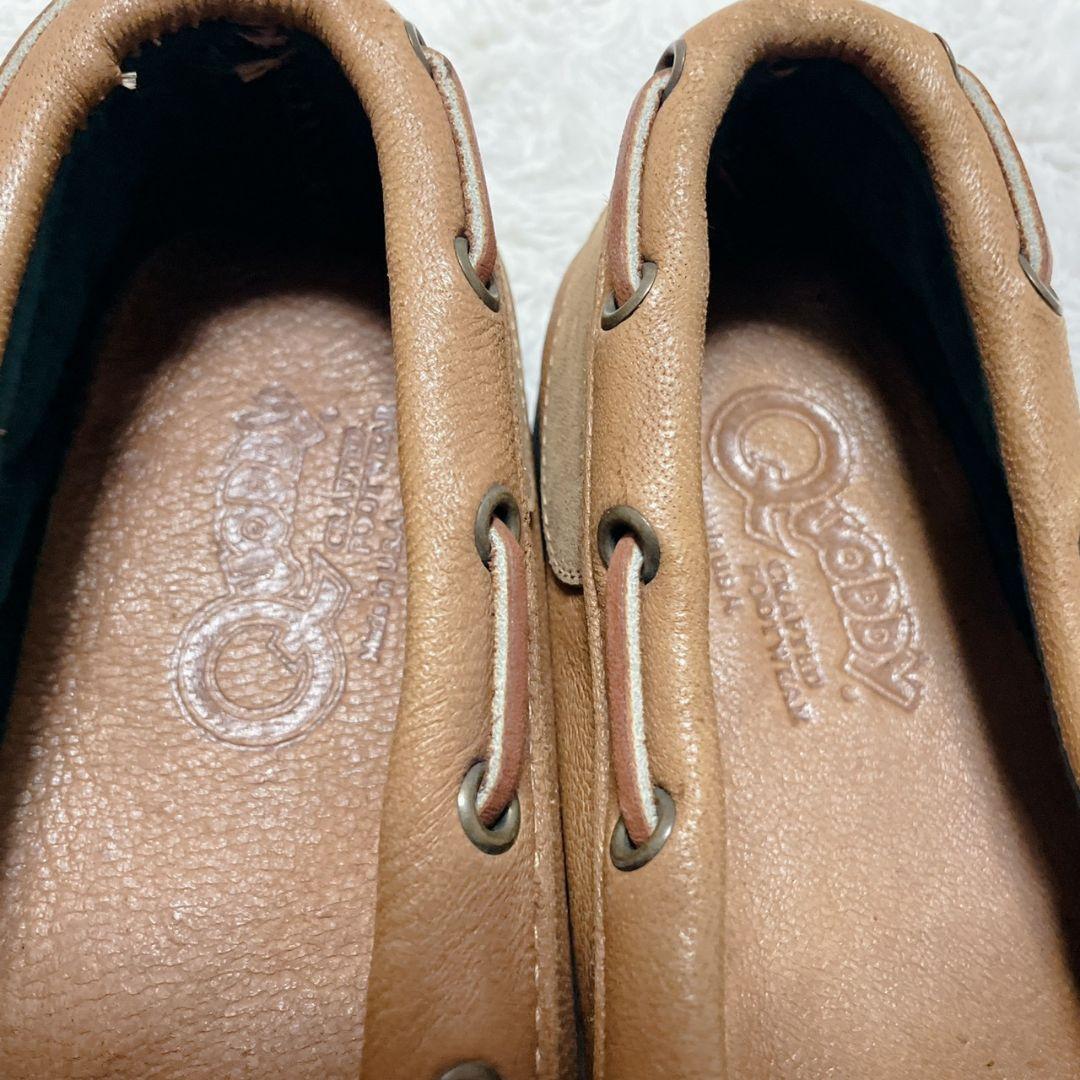 QUODDY　極美品　ブラウン　モカシン　28.5cm相当　メンズ