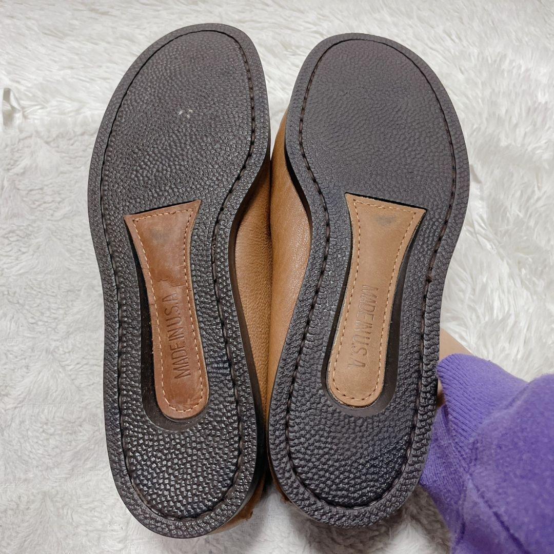 QUODDY　極美品　ブラウン　モカシン　28.5cm相当　メンズ