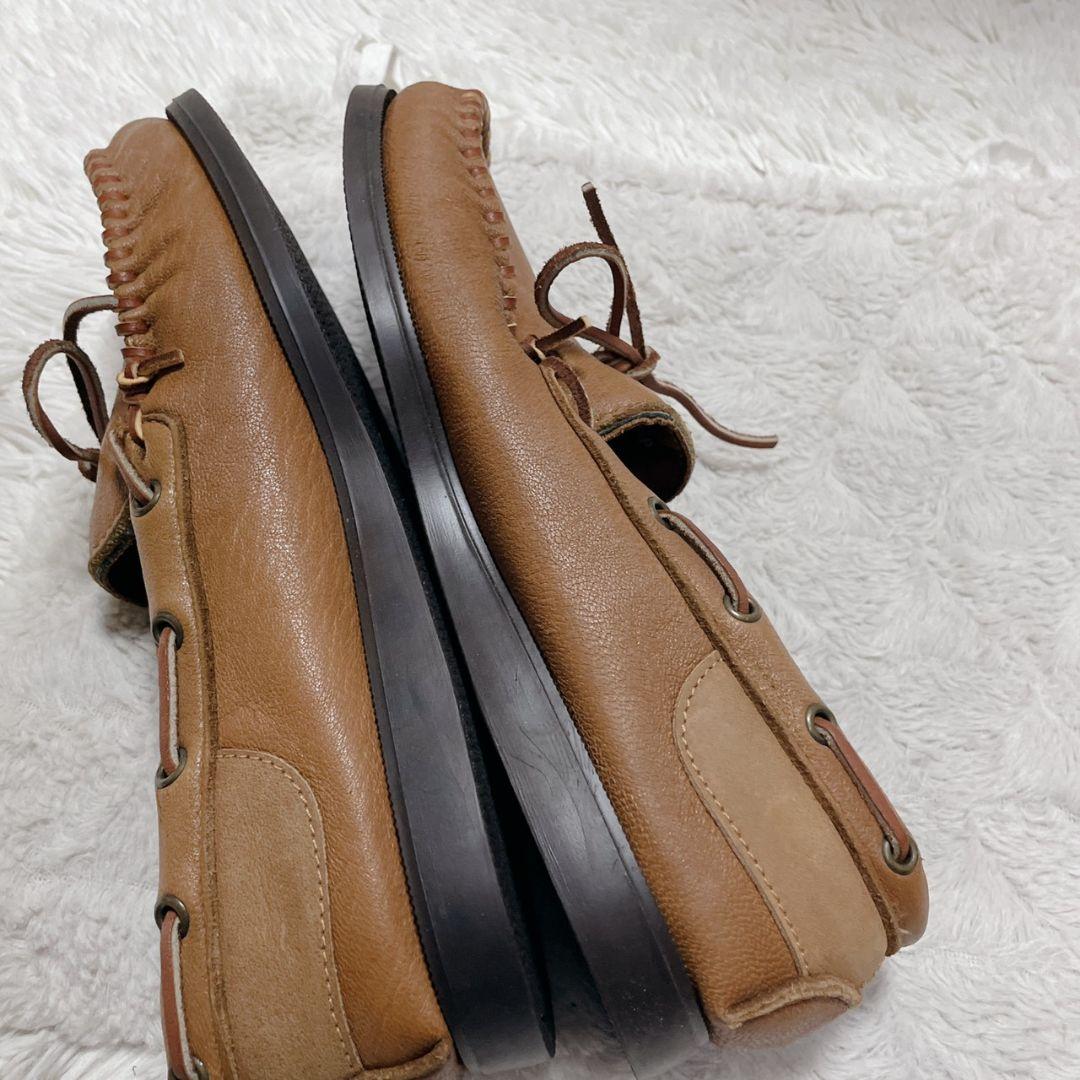 QUODDY　極美品　ブラウン　モカシン　28.5cm相当　メンズ