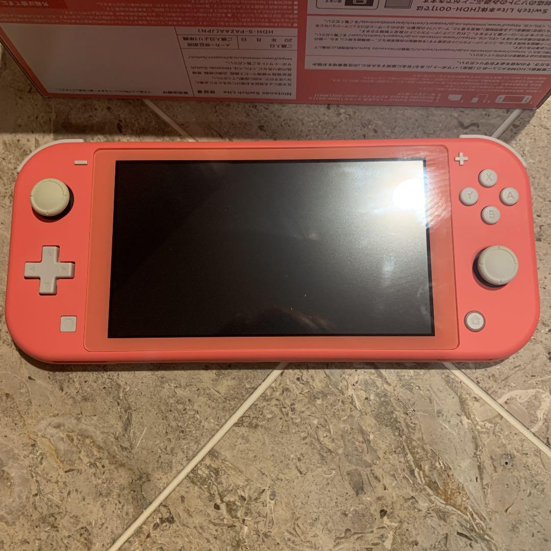 ニンテンドースイッチライト　コーラル　switch lite