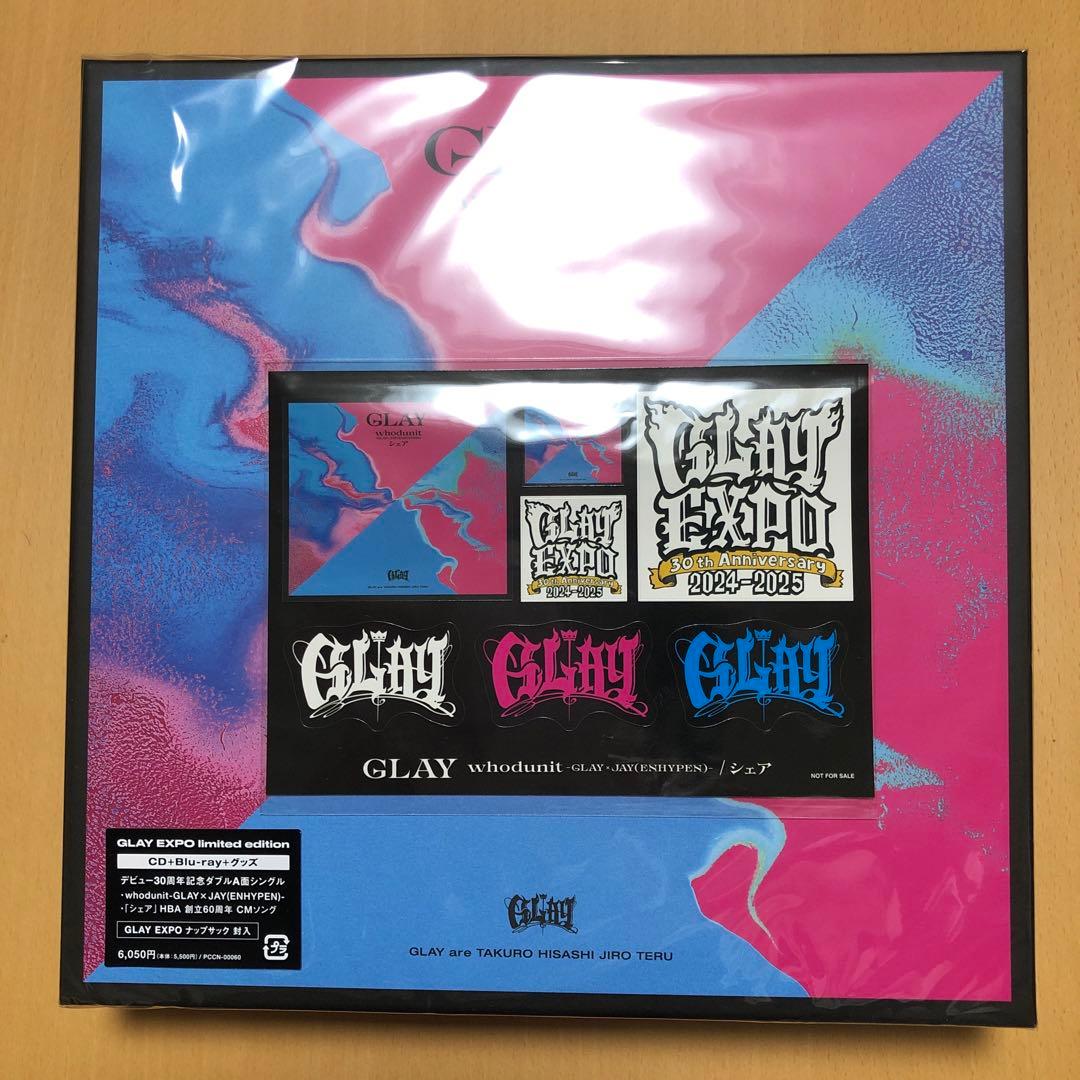 初回生産GLAY whodunit シェア　(CD＋Blu-ray＋グッズ)
