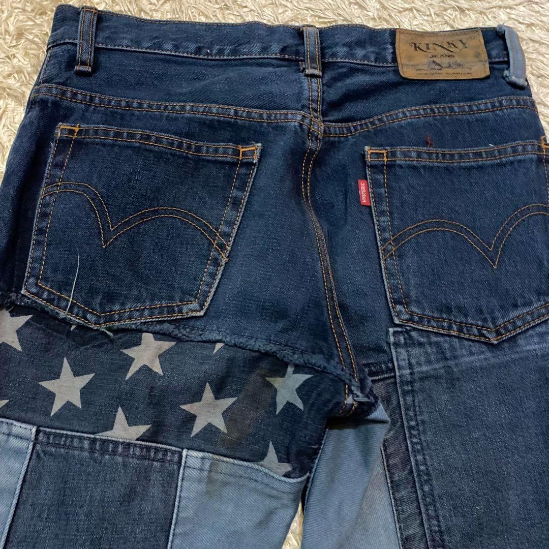 HYSTERIC GLAMOUR KINKY スター　パッチワーク　レディースM