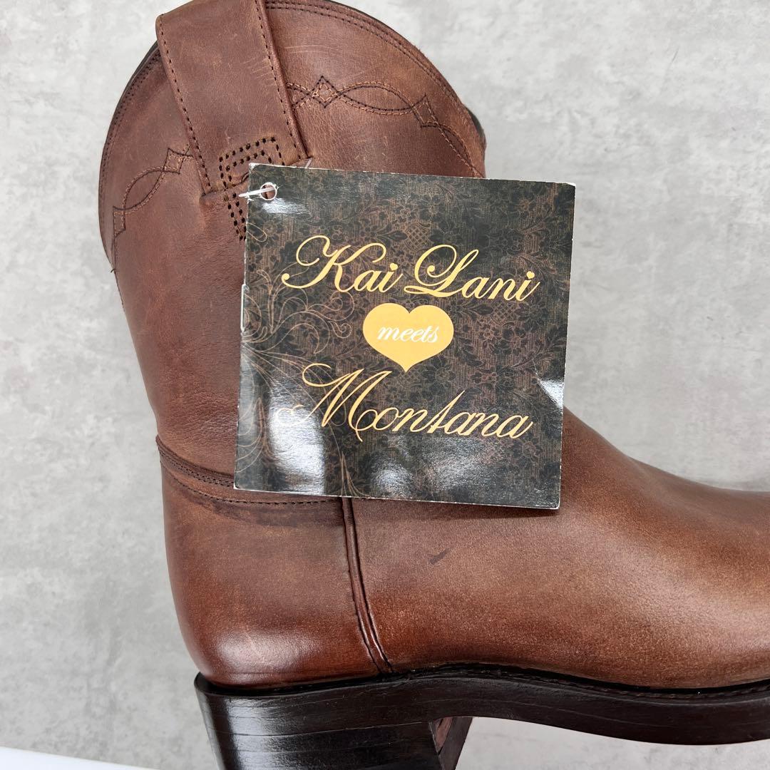 【美品】KaiLani × Montana ショート ウエスタンブーツ