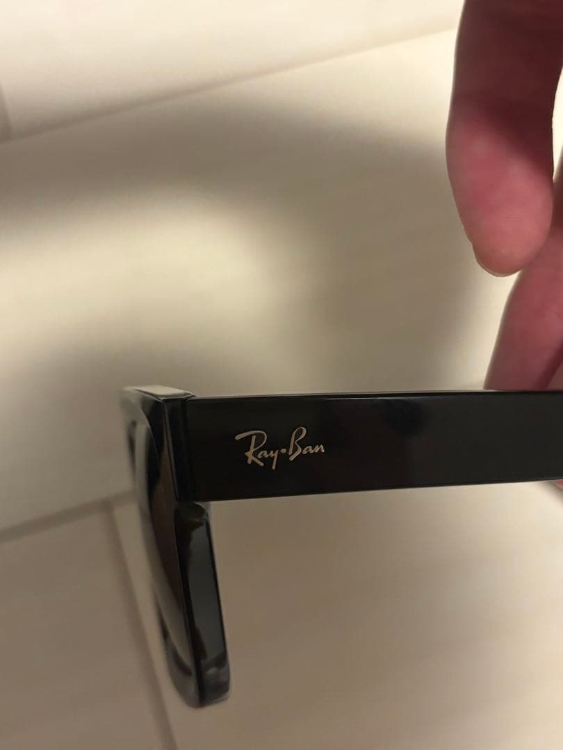 Ray-Ban ブラック スクエア サングラス