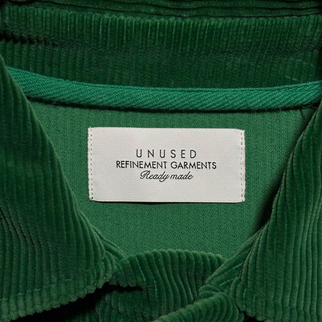 unusedコーデュロイジャケット US2263 サイズ2 グリーン