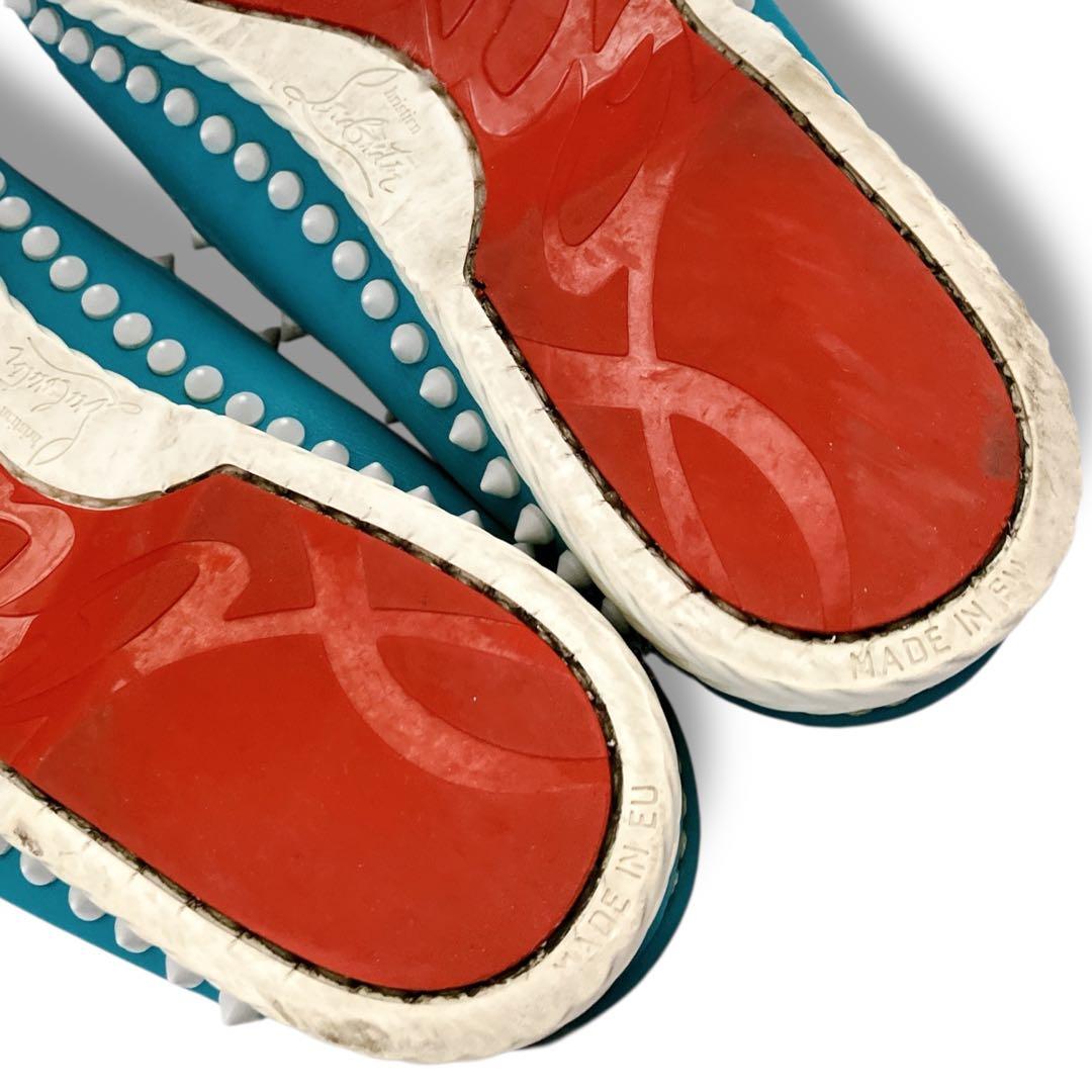 クリスチャンルブタン YACHT SPIKES FLAT CALFデッキシューズ