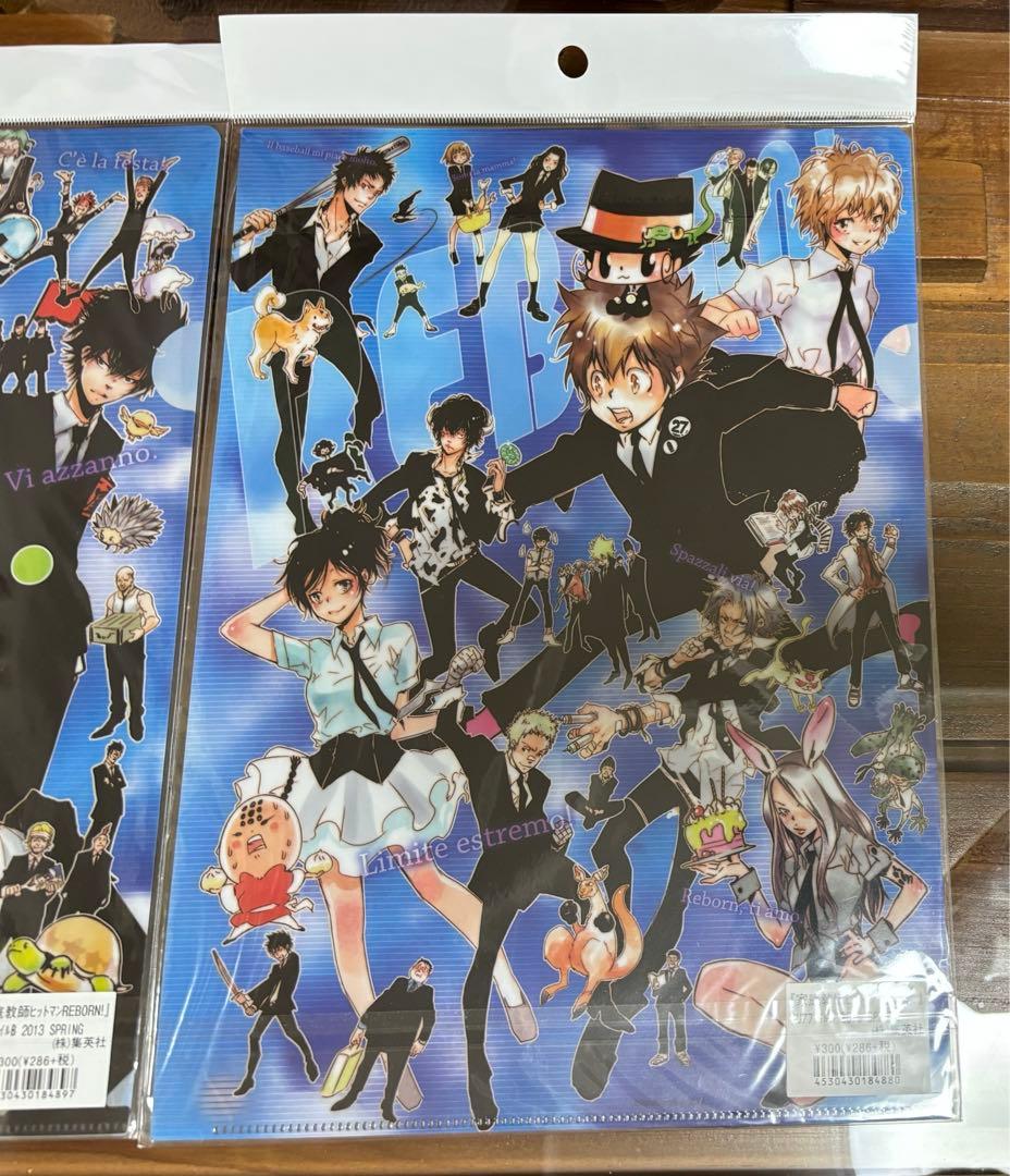 家庭教師ヒットマンREBORN! クリアファイル 2枚セット　原作
