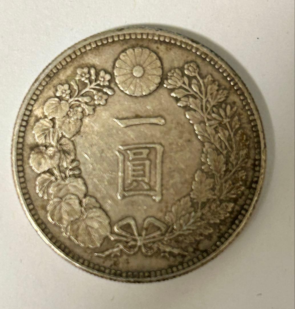 1円銀貨5枚セット② M24・25後期・27・29・30年　一圓銀貨　円銀