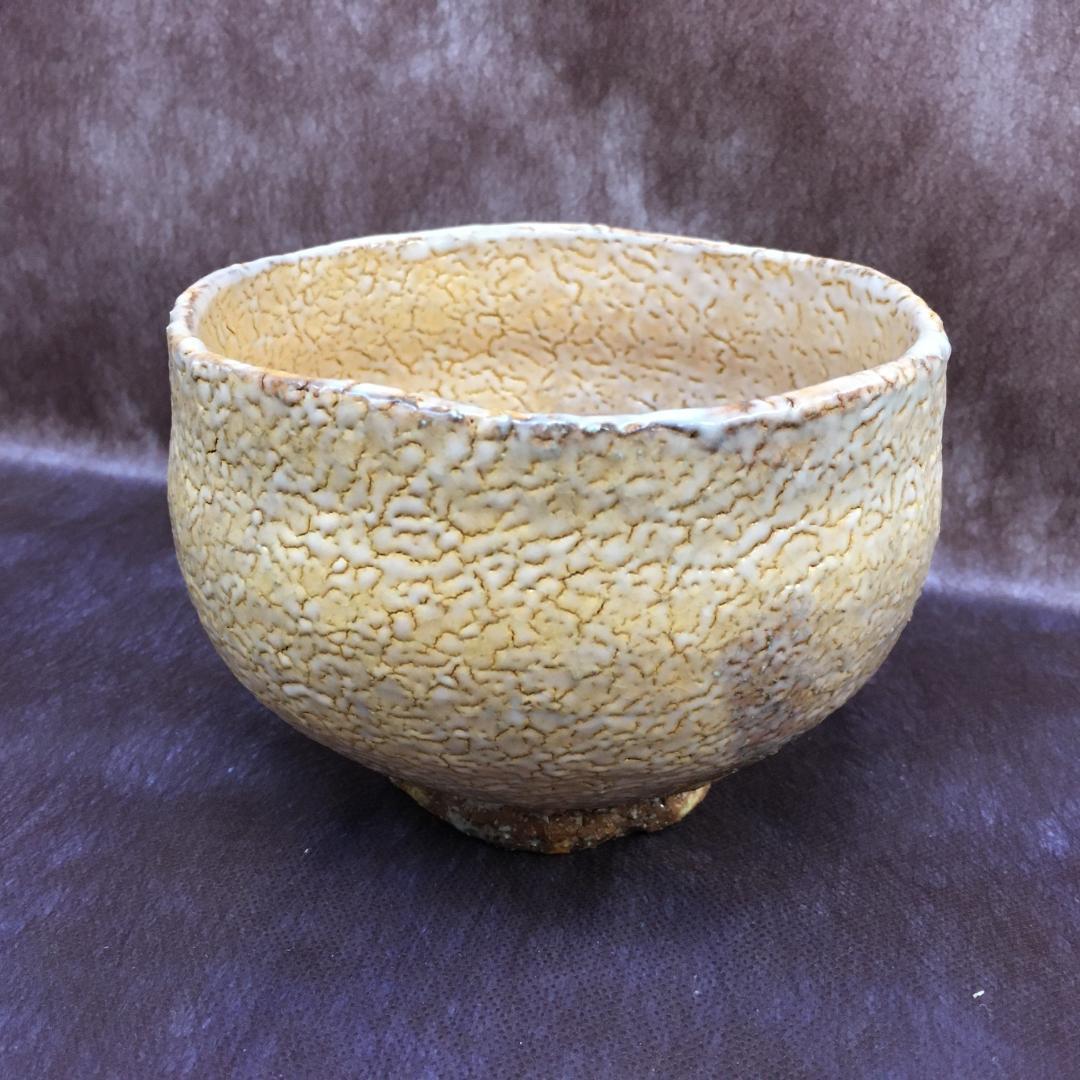 S213　萩焼　永久勝斎作　茶碗　抹茶碗 　茶道具　共箱