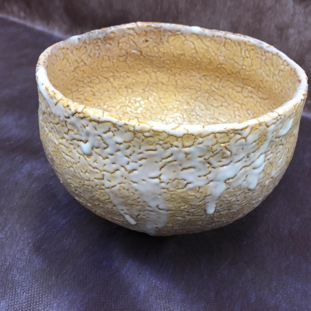S213　萩焼　永久勝斎作　茶碗　抹茶碗 　茶道具　共箱