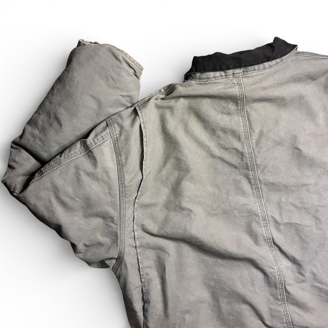 【激渋】ムースクリーク ダックジャケット XL 襟切替 茶 古着 ビンテージ