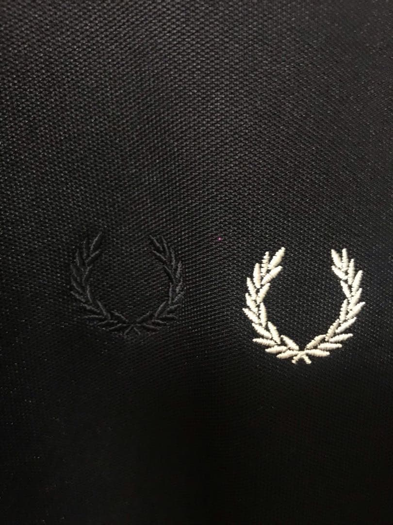 コムデギャルソンオムドゥ × フレッドペリー トラックジャケット ロゴ 刺繍