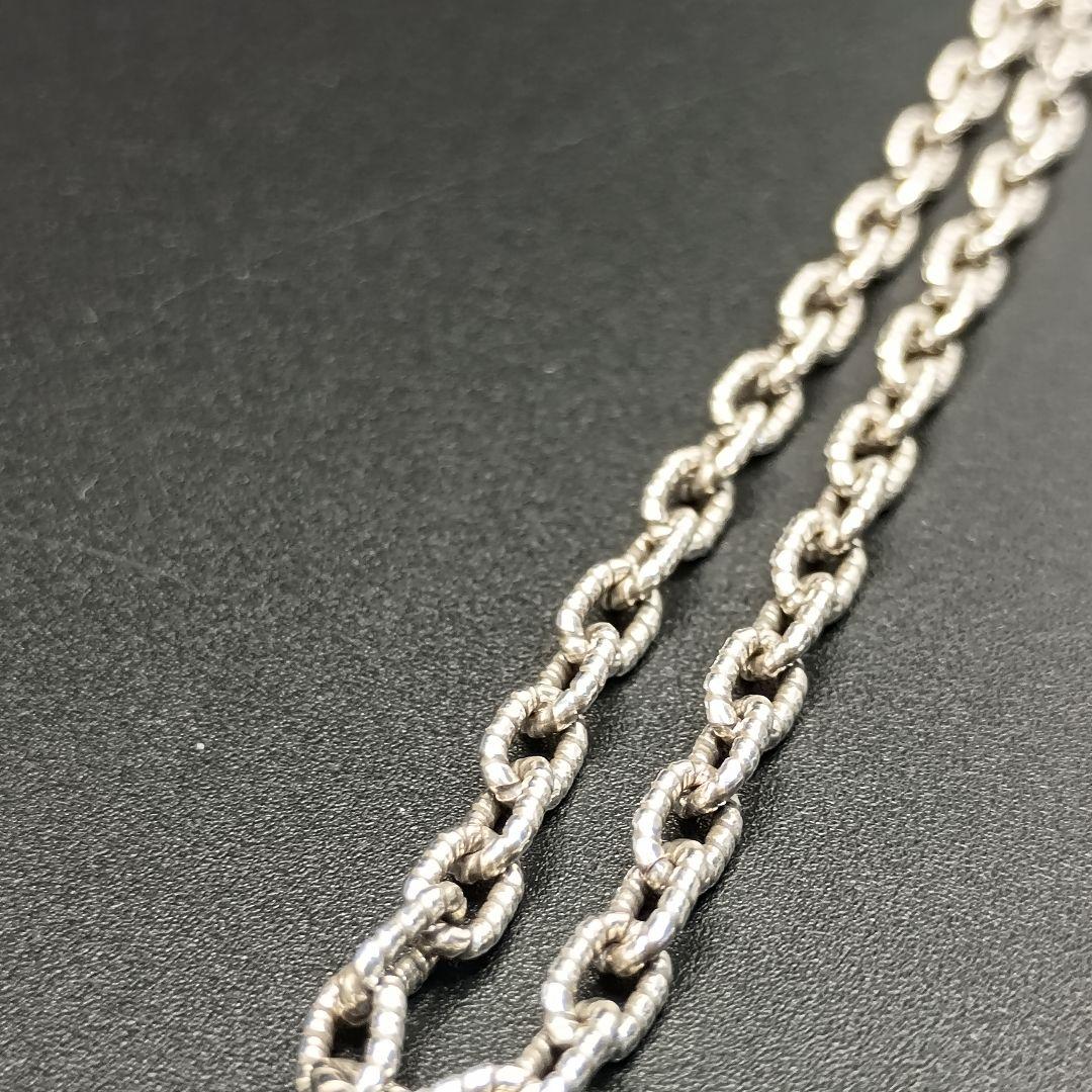 【美品】GUCCI 中太チェーン 鎖 3.5mm幅 45cm SILVER925