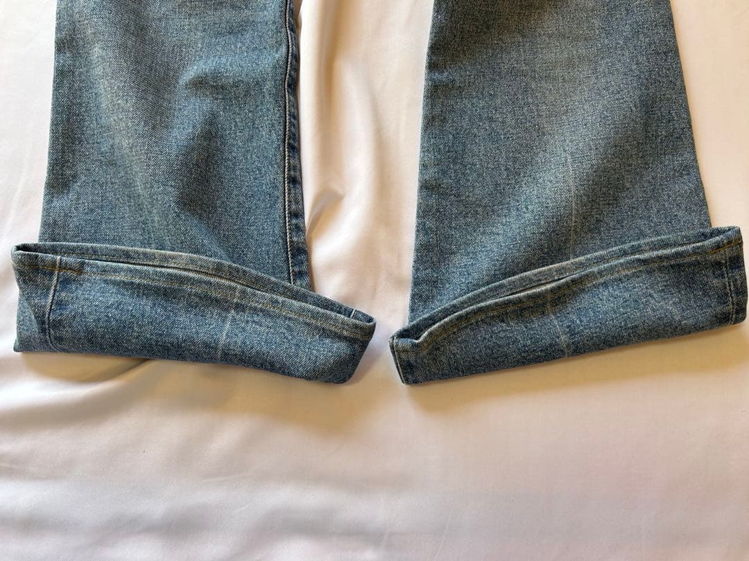 MOUSSY MVSフレアデニムライトインディゴ