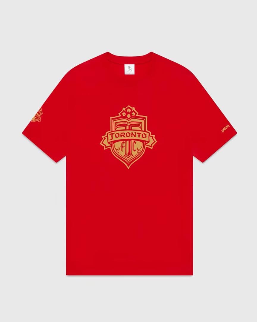 ミスターカートゥーン オクトーバーズベリーオウン トロント Tシャツ レッド 赤