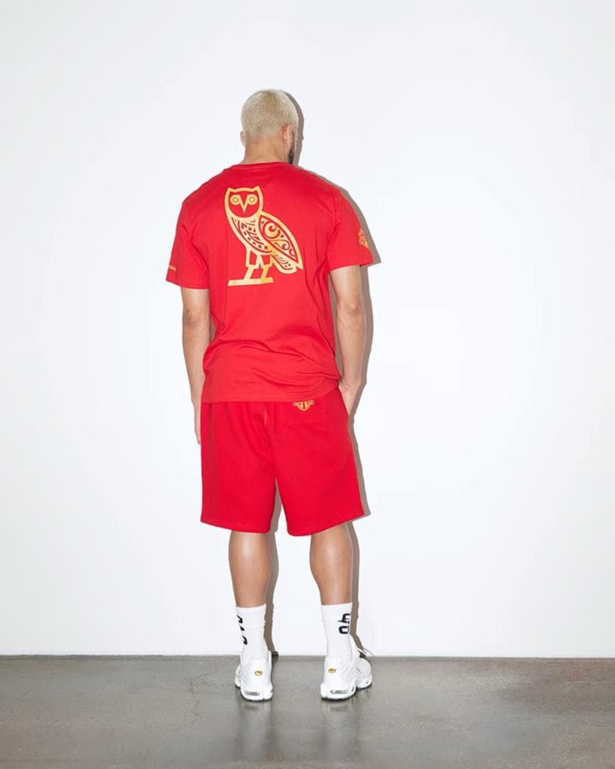 ミスターカートゥーン オクトーバーズベリーオウン トロント Tシャツ レッド 赤