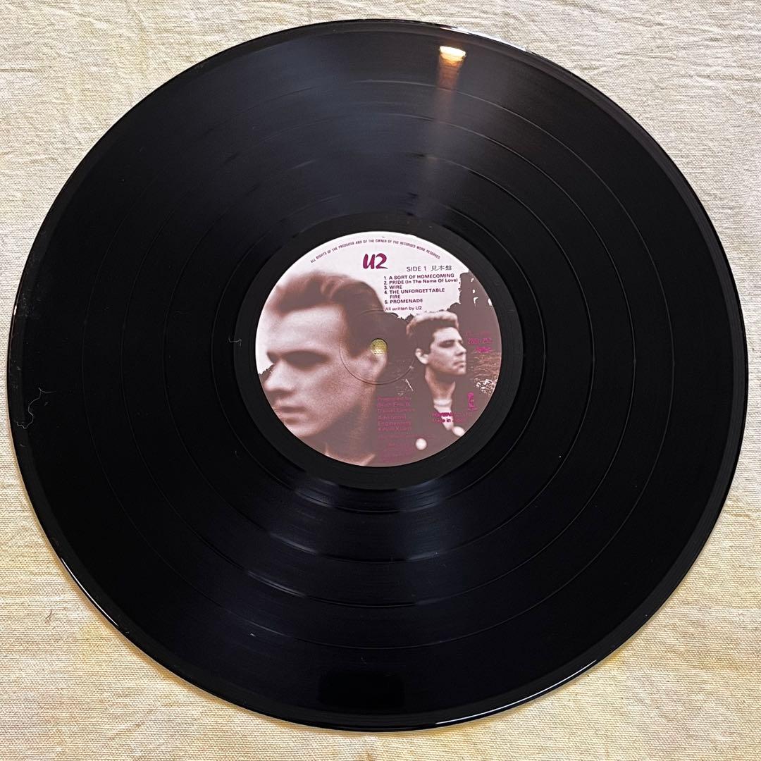 プロモ LP 帯 U2 THE UNFORGETTABLE FIRE